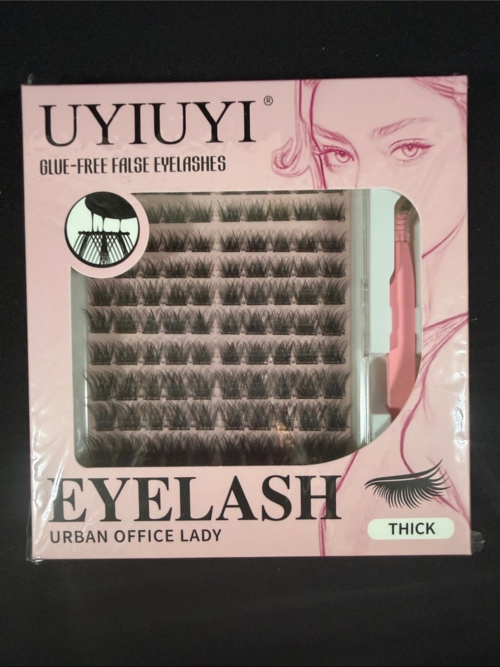 UYIUYI Glue-Free False Eyelashes Set Urban Office Lady-TikTok Viral!